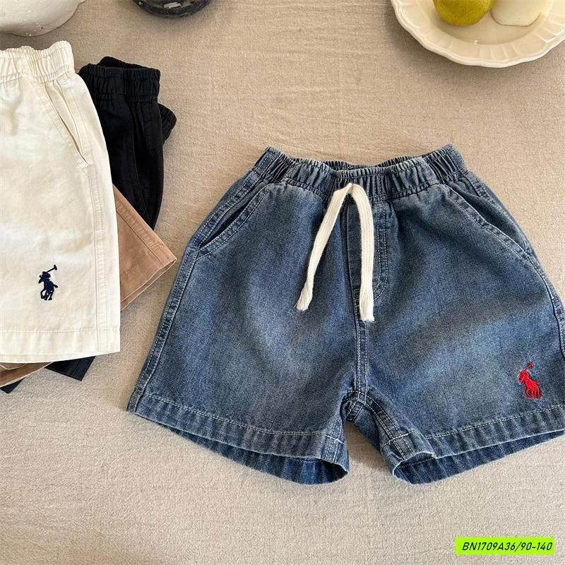 SHORT THÊU LOGO NGỰA MMY