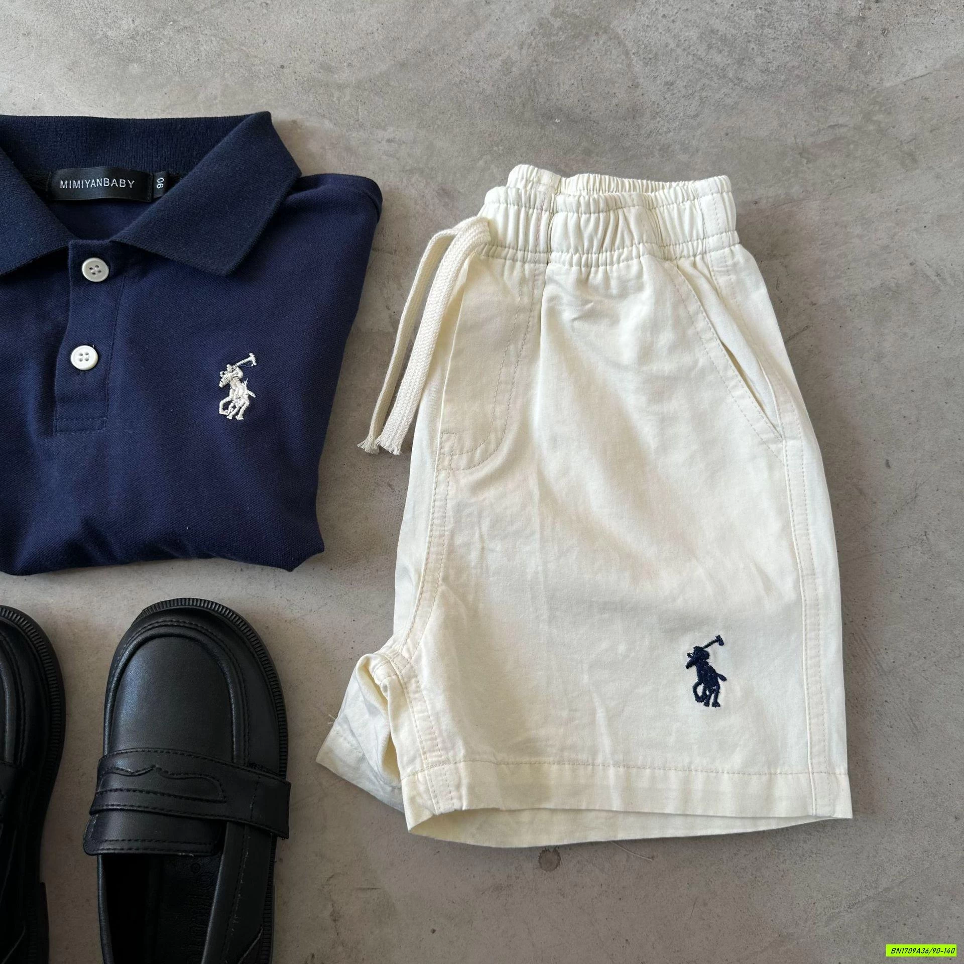 SHORT THÊU LOGO NGỰA MMY