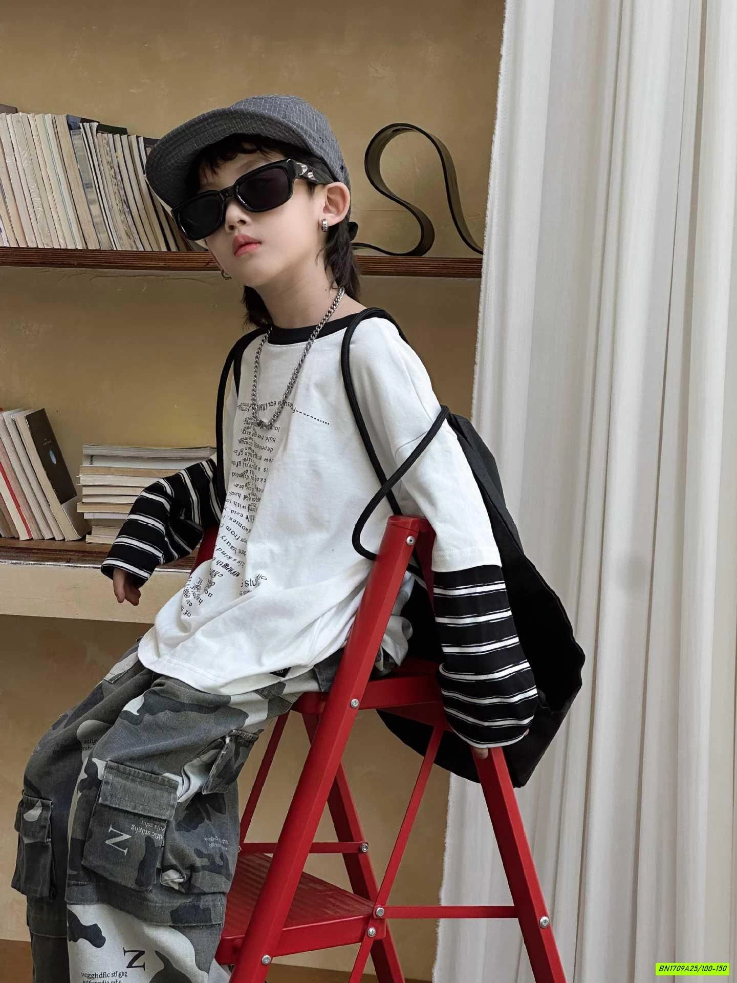 ÁO CHỮ GIẢ 2 LỚP MIX QUẦN RẰN RI