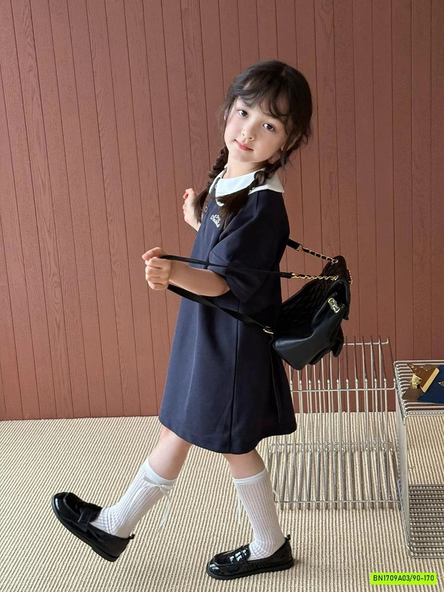 ĐẦM SUÔNG CỔ SEN 25C221 AMBB