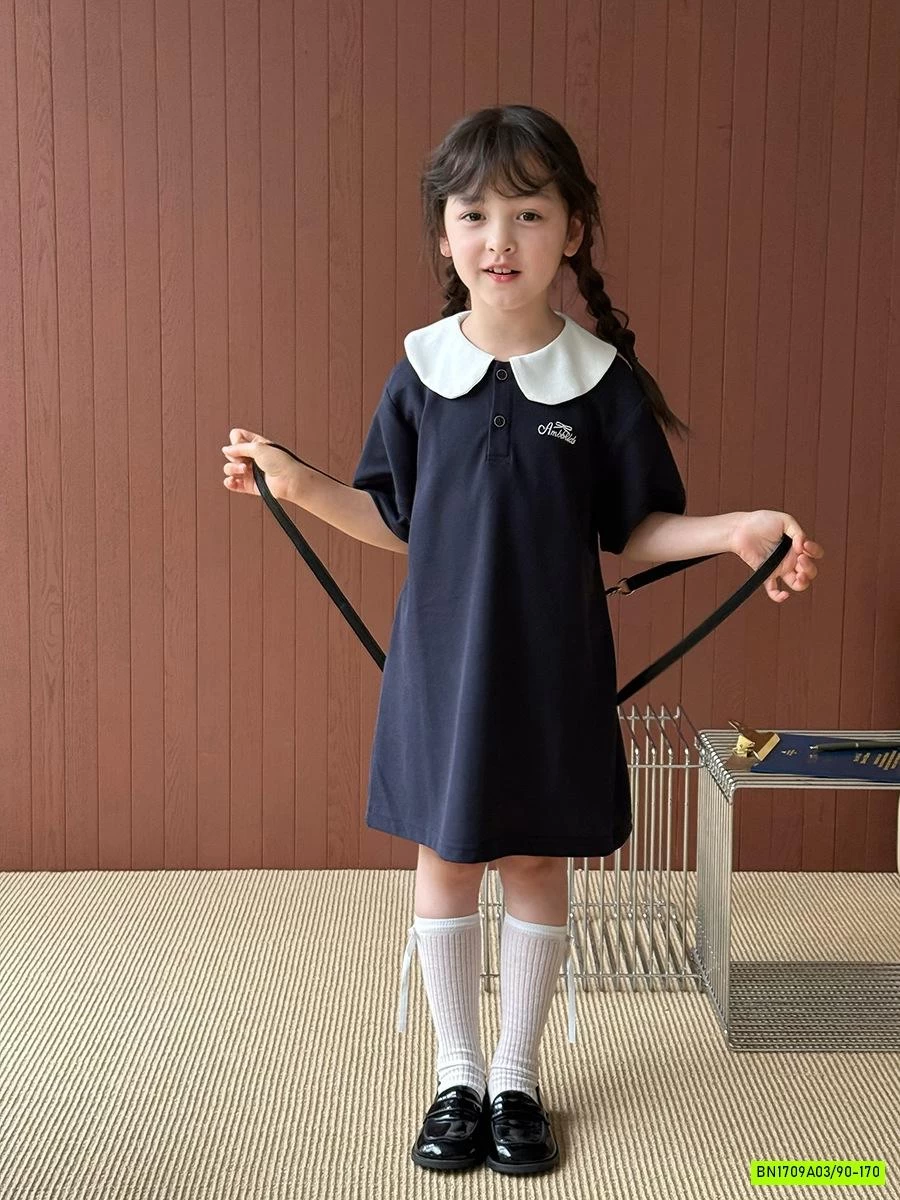 ĐẦM SUÔNG CỔ SEN 25C221 AMBB