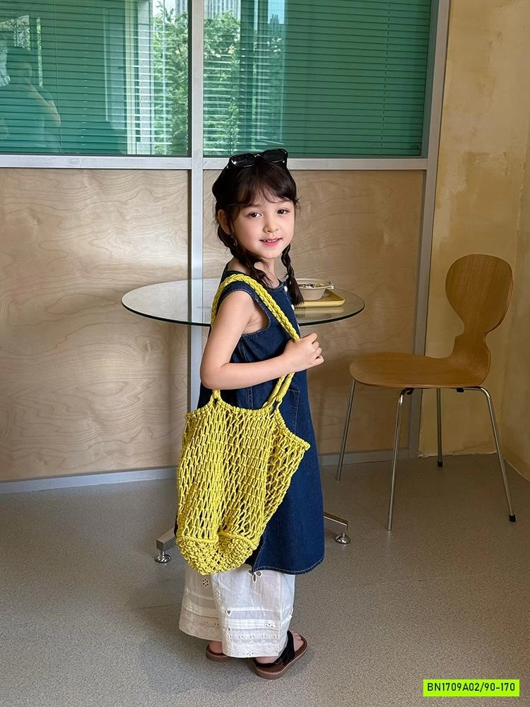 ĐẦM JEANS SUÔNG SÁT NÁCH 25C229 AMBB