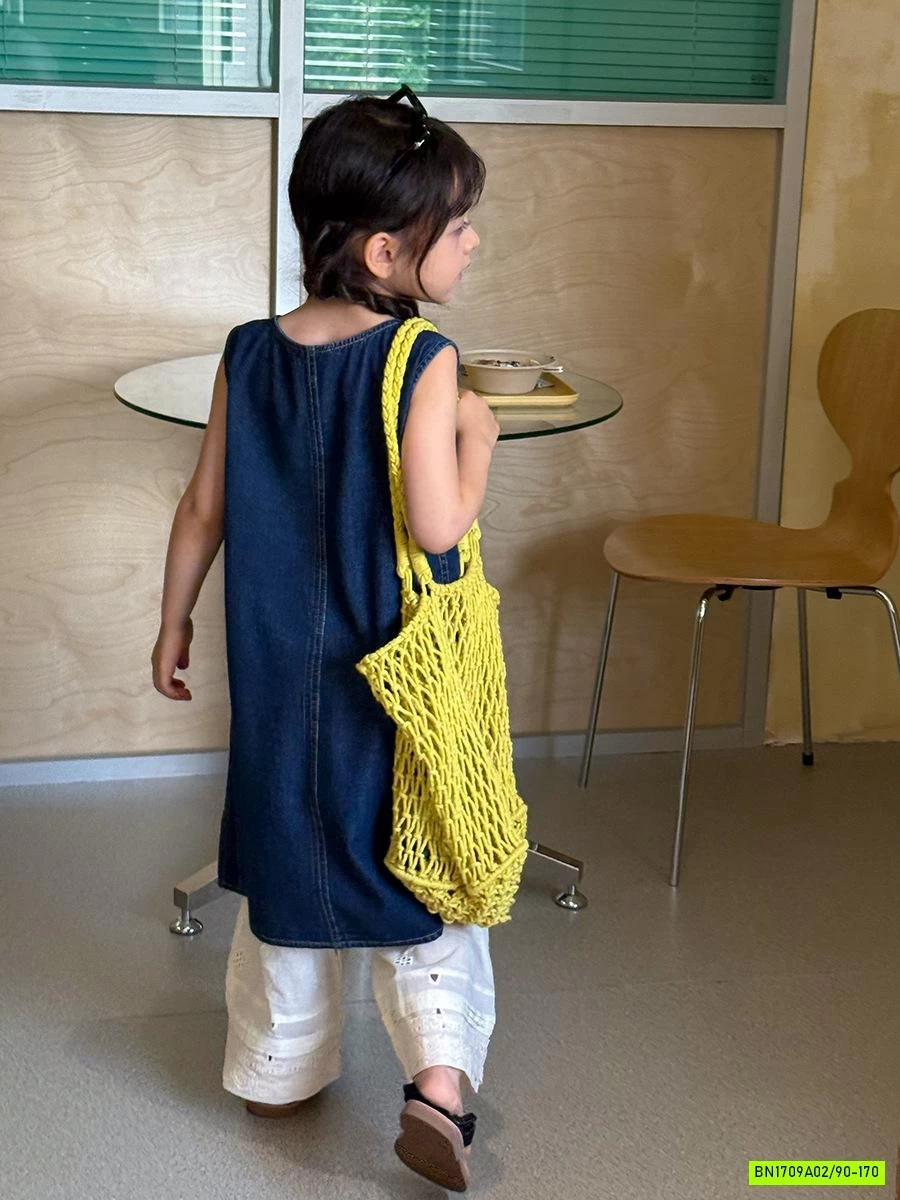 ĐẦM JEANS SUÔNG SÁT NÁCH 25C229 AMBB