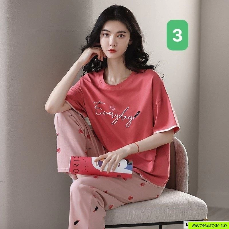 BỘ COTTON NỮ MẶC NHÀ CC
