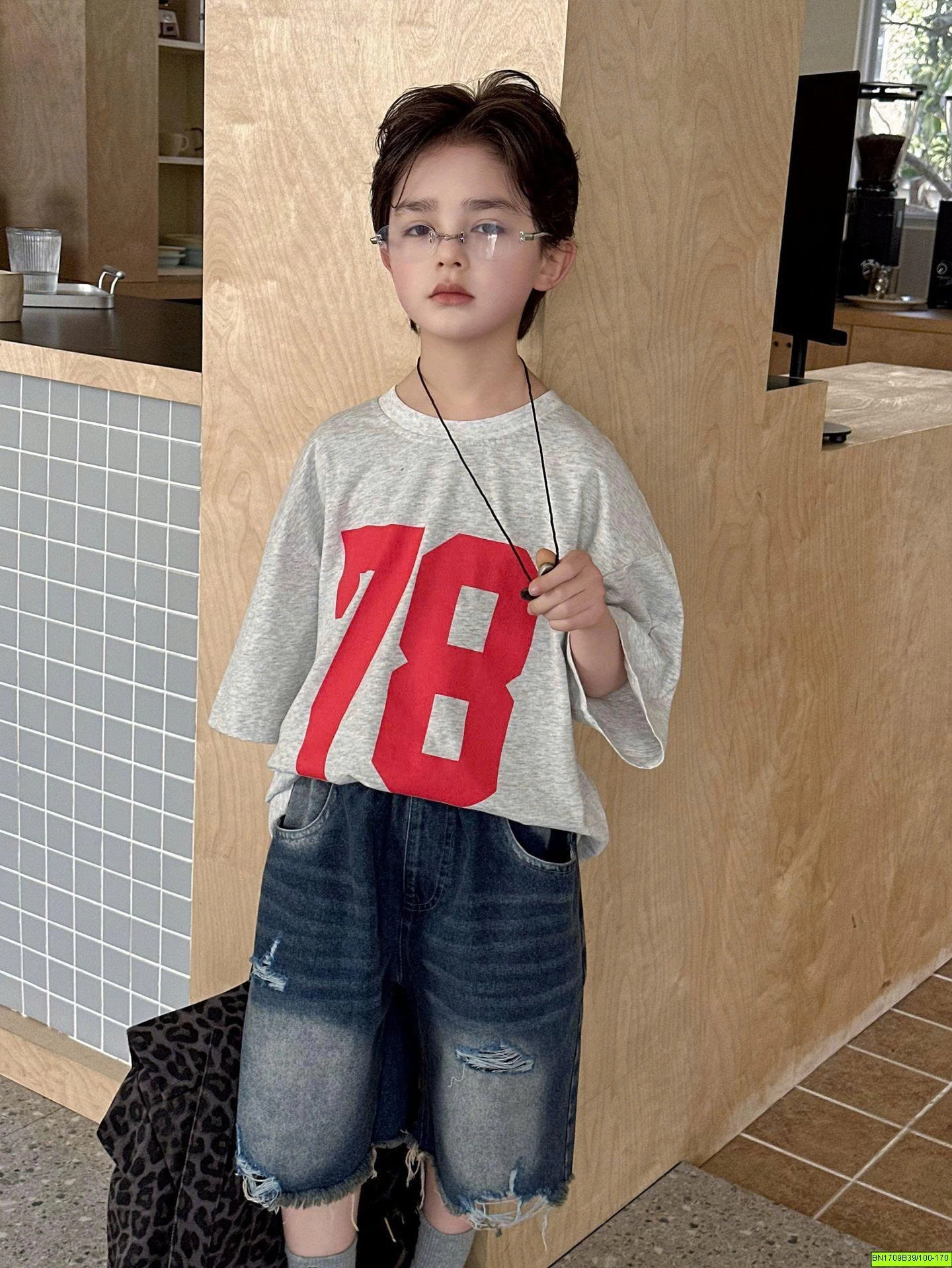 ÁO THUN XÁM SỐ 78