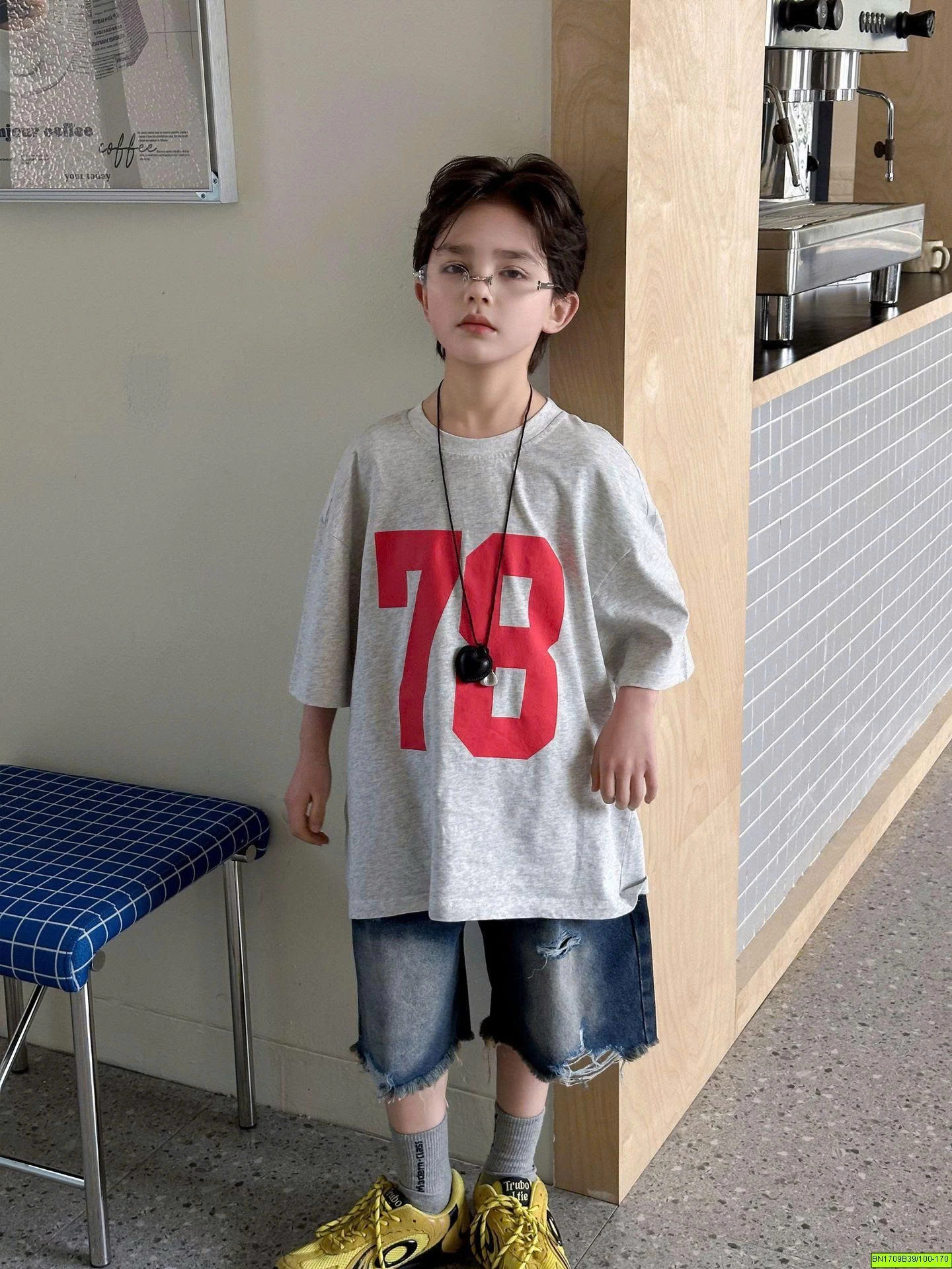 ÁO THUN XÁM SỐ 78