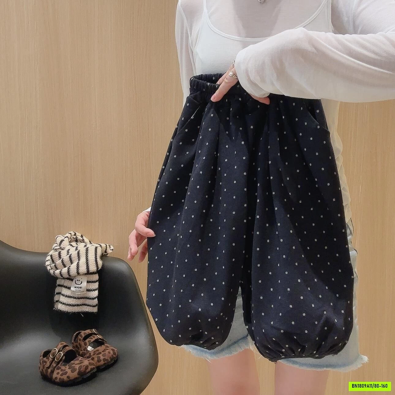 SÉT NỈ CHẤM BI 3 CHI TIẾT