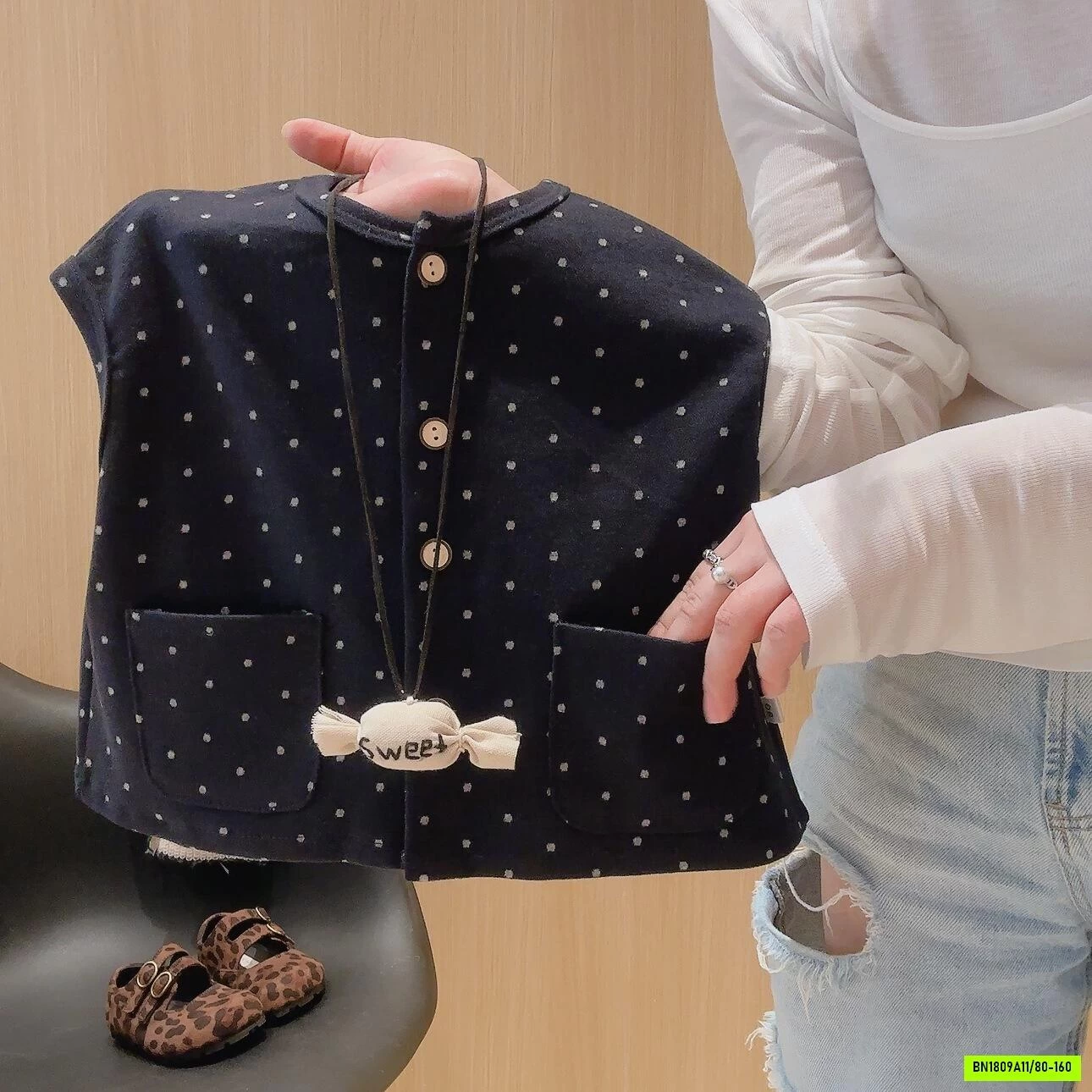 SÉT NỈ CHẤM BI 3 CHI TIẾT