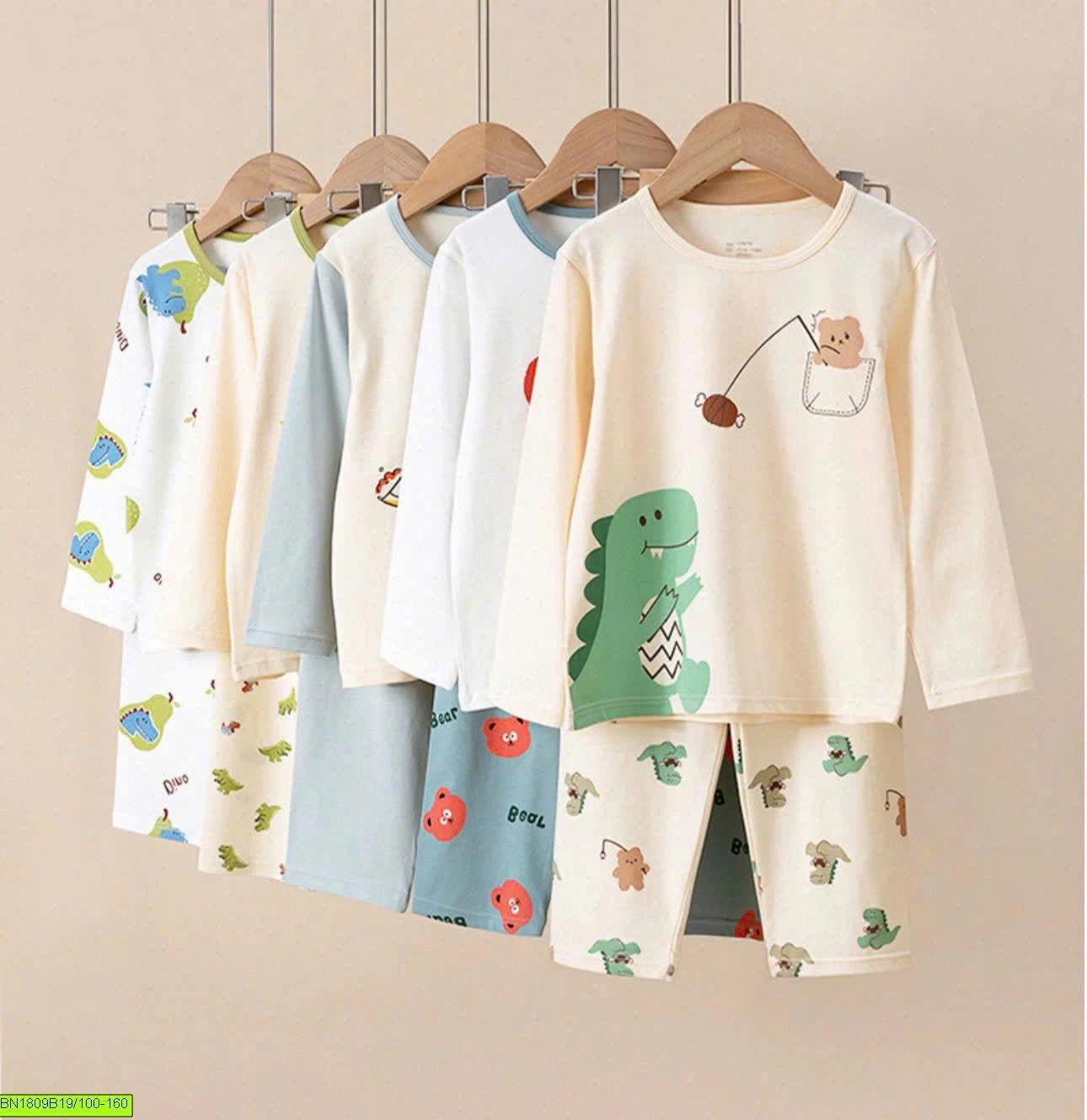 BỘ MẶC NHÀ COTTON A CHUẨN CHO BÉ