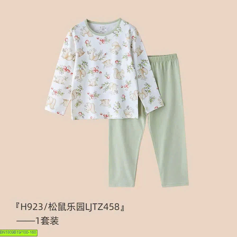 BỘ MẶC NHÀ COTTON A CHUẨN CHO BÉ