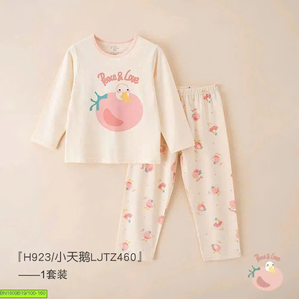 BỘ MẶC NHÀ COTTON A CHUẨN CHO BÉ