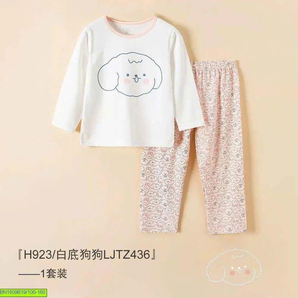 BỘ MẶC NHÀ COTTON A CHUẨN CHO BÉ