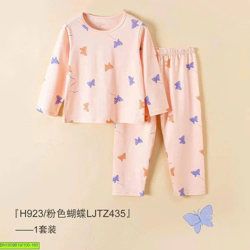 BỘ MẶC NHÀ COTTON A CHUẨN CHO BÉ