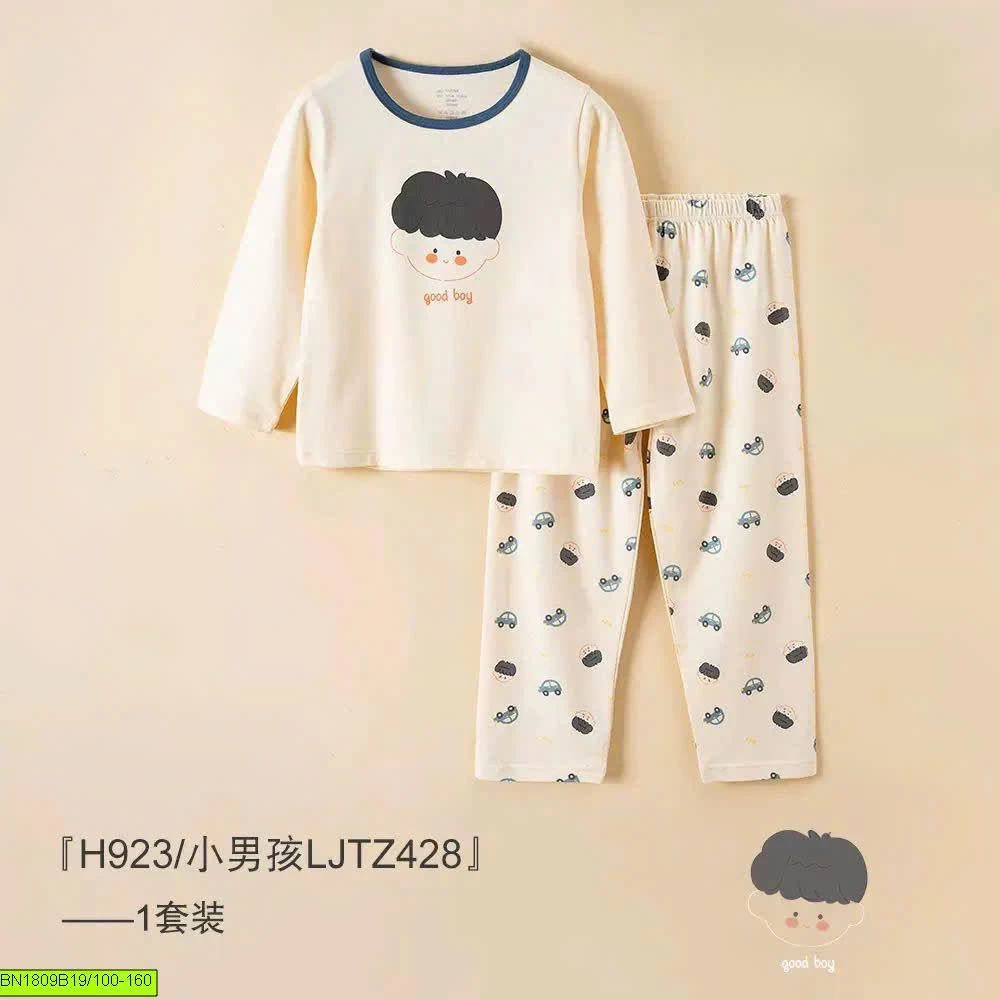 BỘ MẶC NHÀ COTTON A CHUẨN CHO BÉ