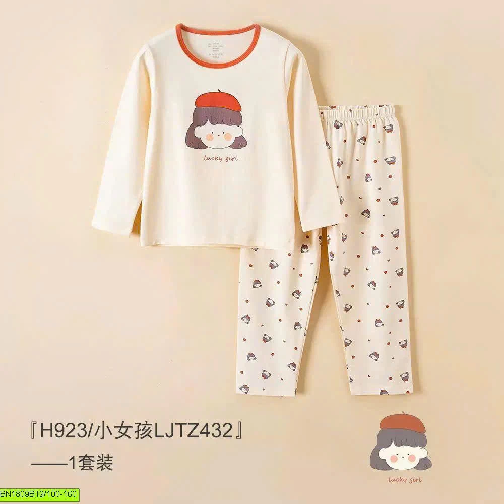 BỘ MẶC NHÀ COTTON A CHUẨN CHO BÉ
