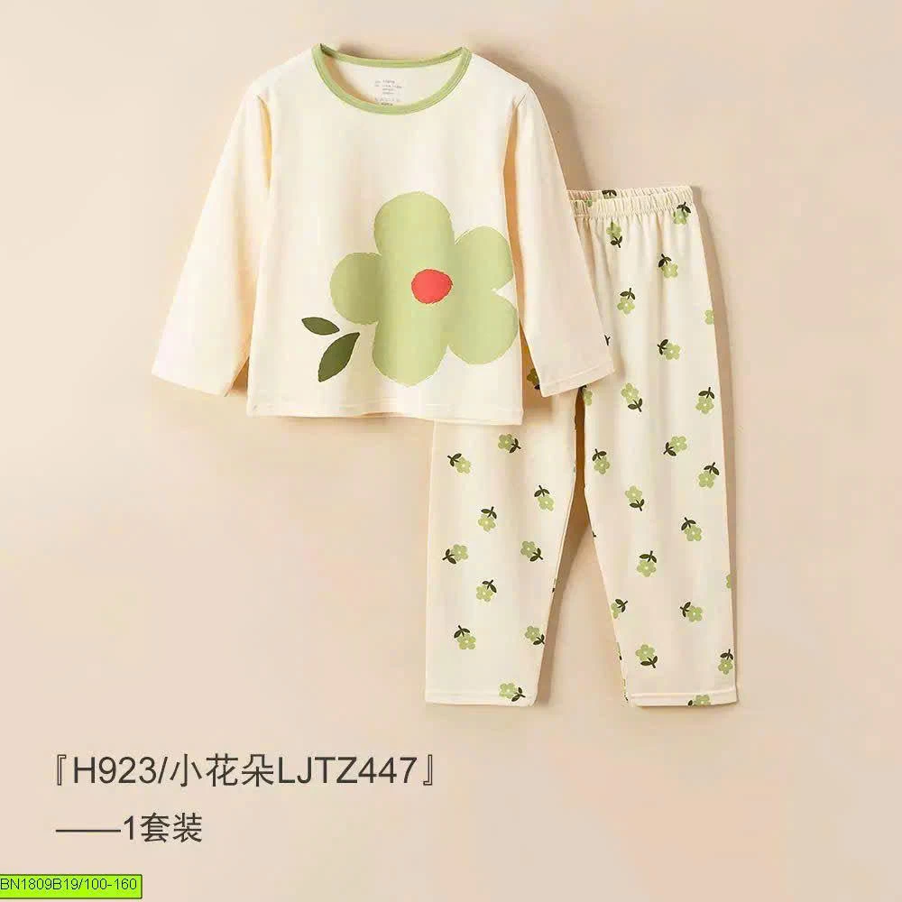 BỘ MẶC NHÀ COTTON A CHUẨN CHO BÉ