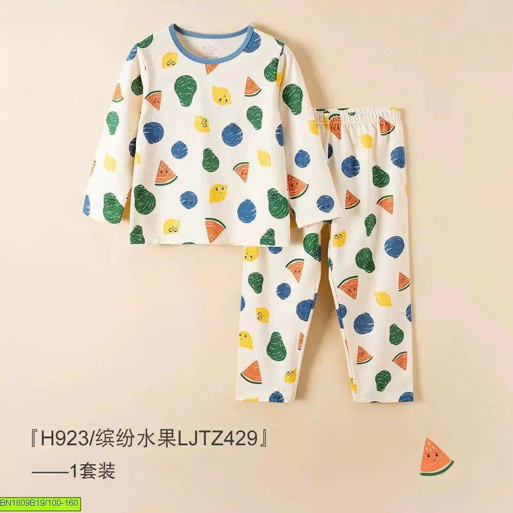 BỘ MẶC NHÀ COTTON A CHUẨN CHO BÉ