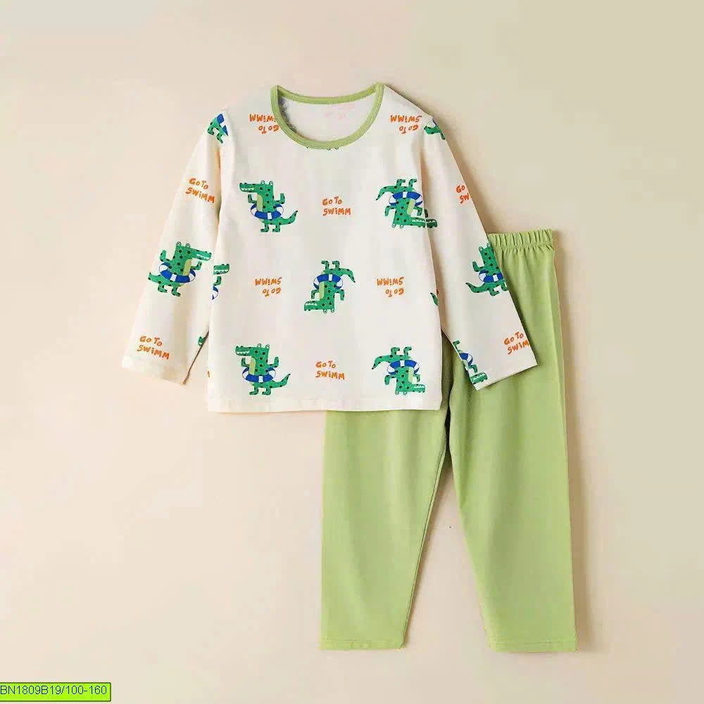 BỘ MẶC NHÀ COTTON A CHUẨN CHO BÉ