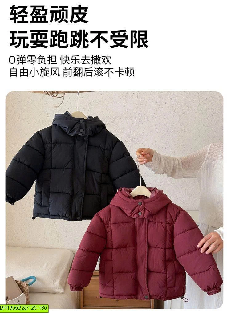 ÁO KHOÁC PHAO BÉO LIỀN MŨ