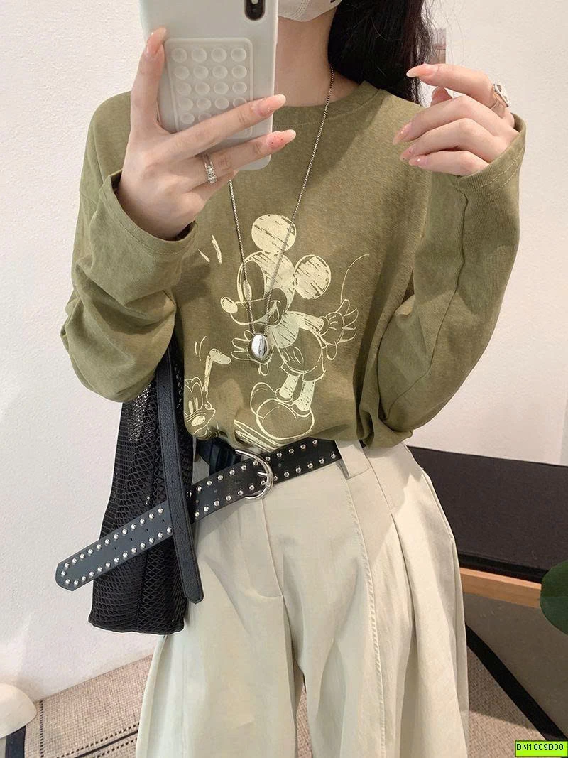 ÁO THUN MICKEY DÀI TAY
