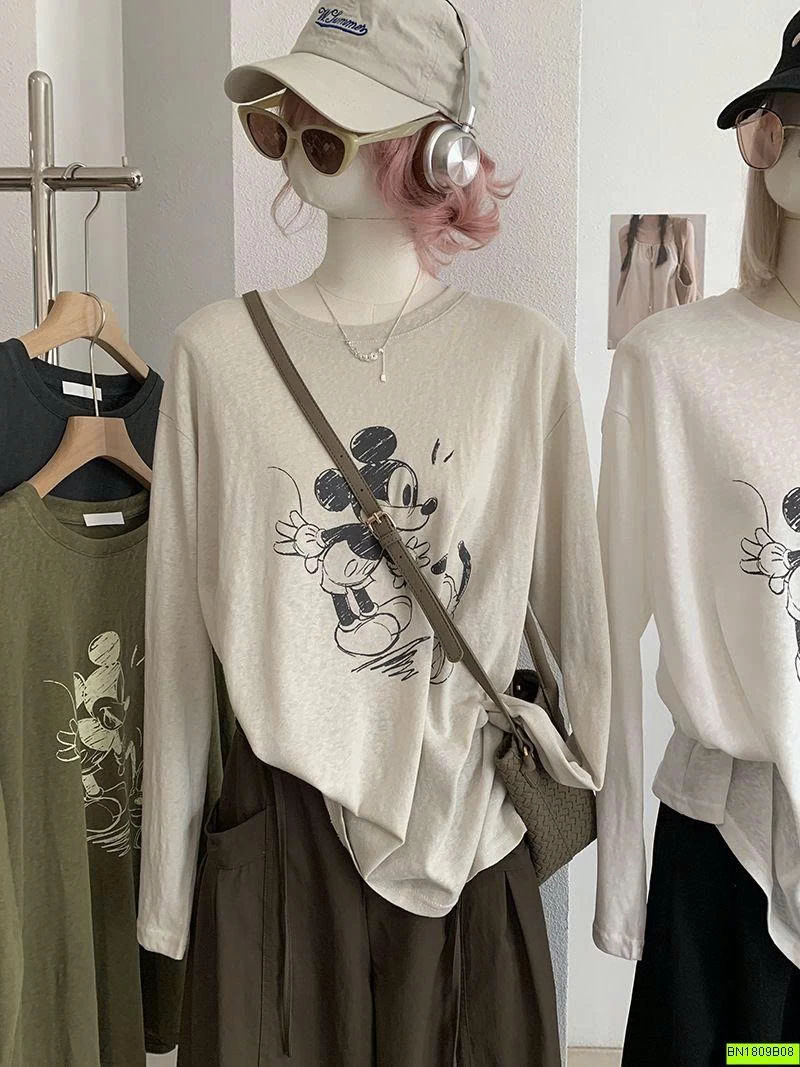 ÁO THUN MICKEY DÀI TAY