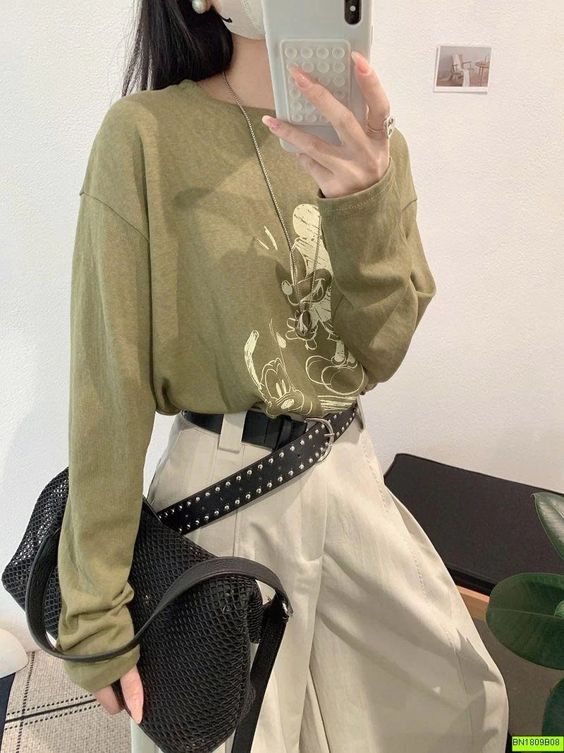 ÁO THUN MICKEY DÀI TAY