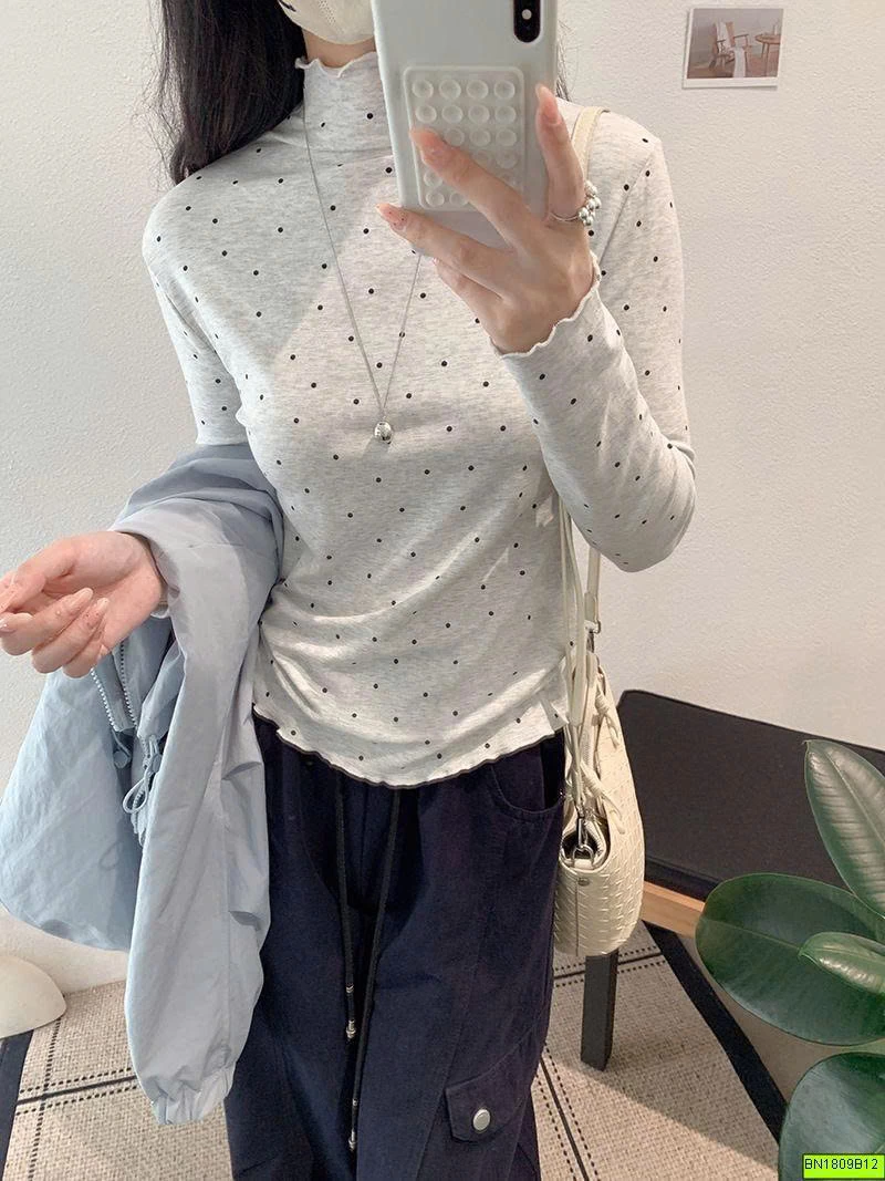 ÁO THUN GIỮ NHIỆT CHẤM BI