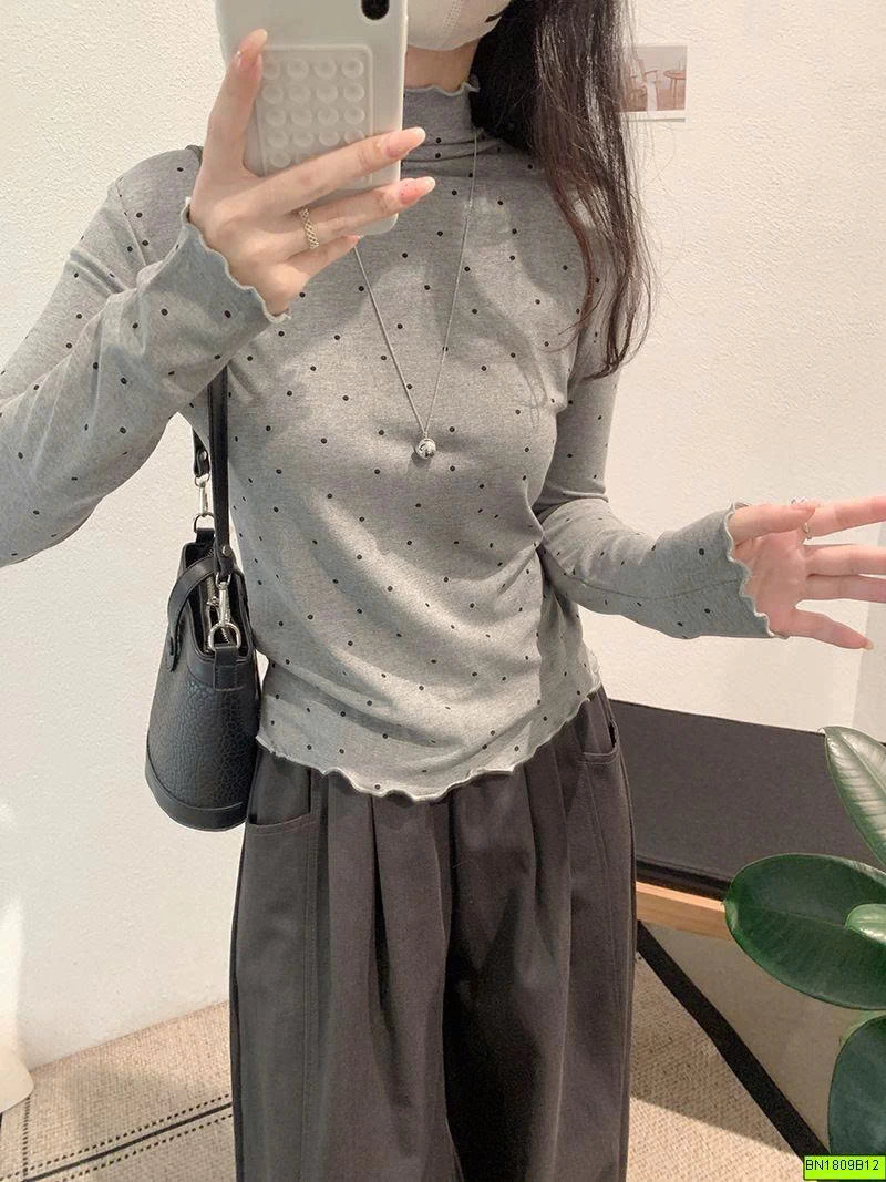 ÁO THUN GIỮ NHIỆT CHẤM BI