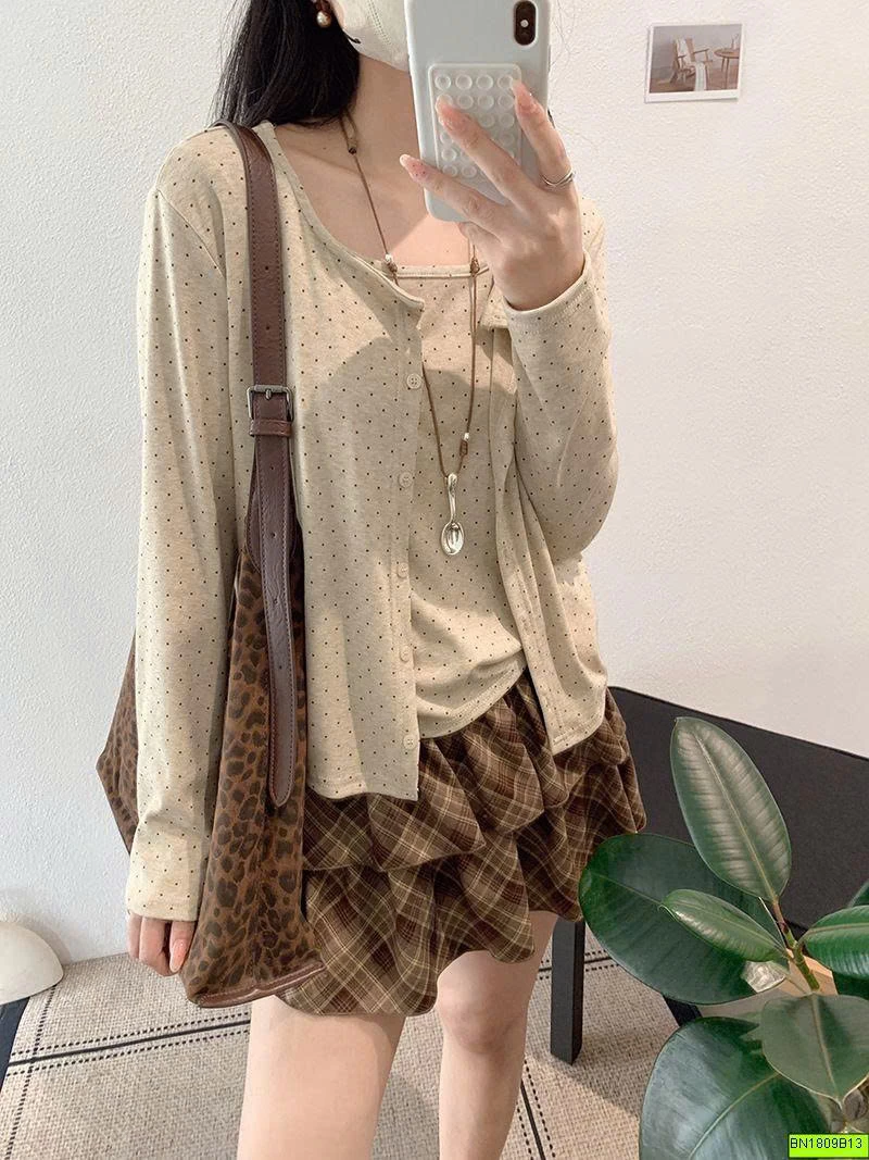 SET THUN CHẤM BI 2 CHI TIẾT