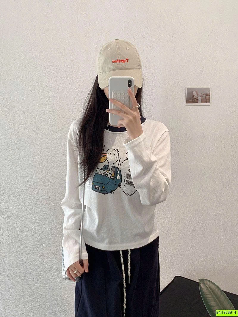 ÁO THUN DÀI TAY CON VỊT