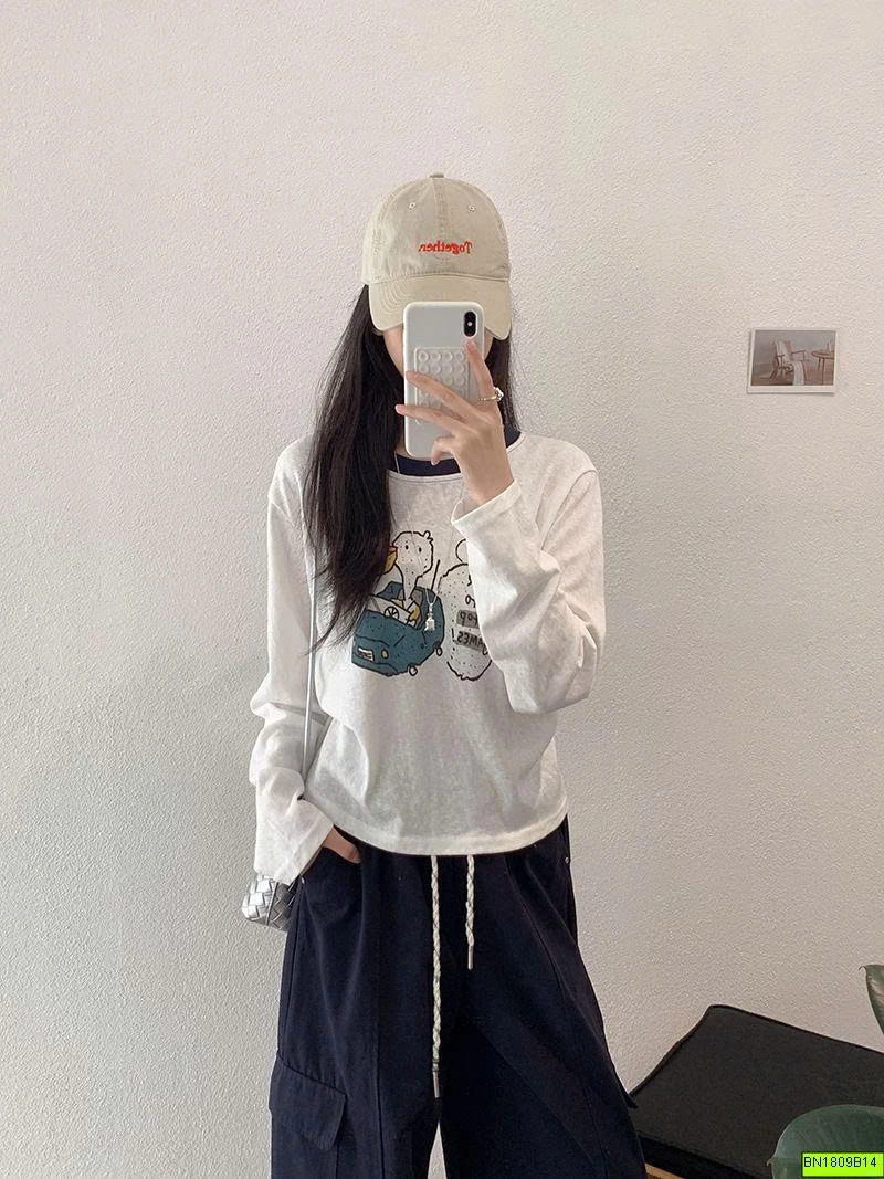 ÁO THUN DÀI TAY CON VỊT