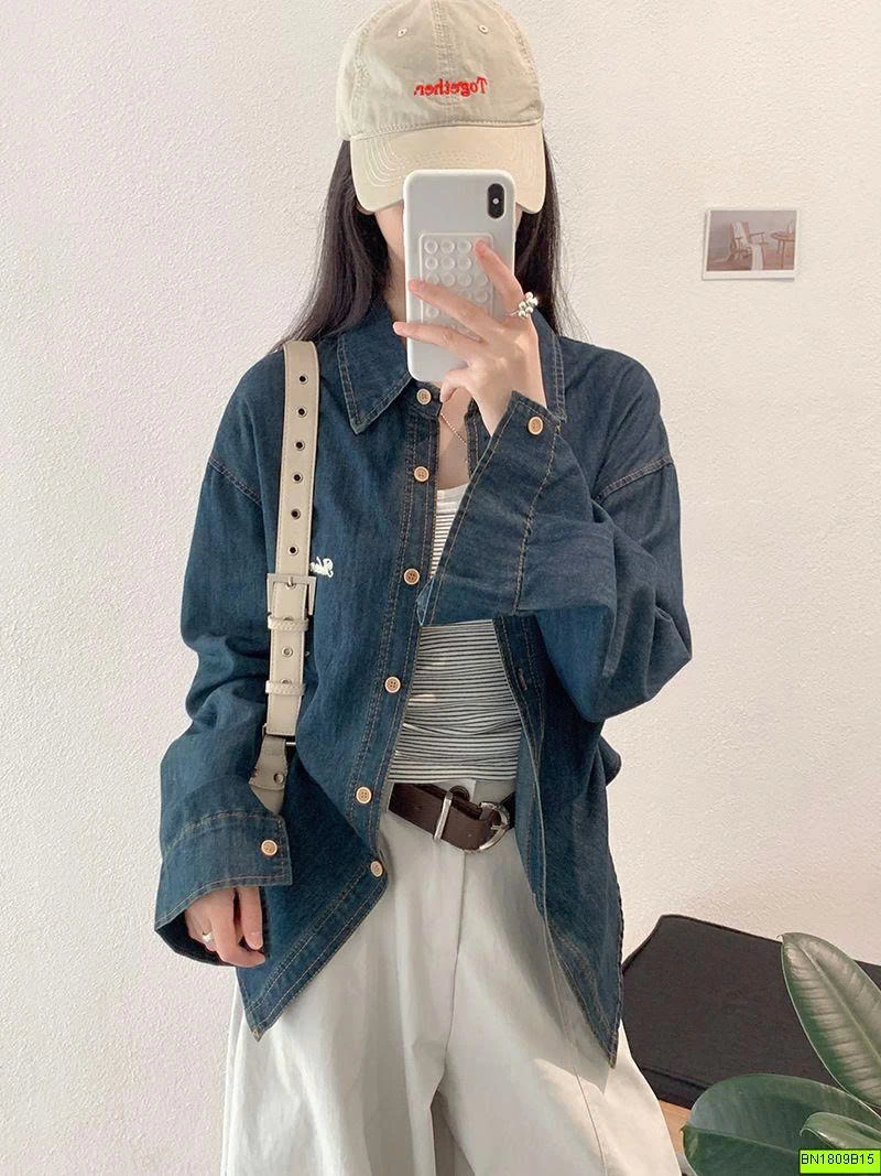 ÁO SƠ MI DENIM