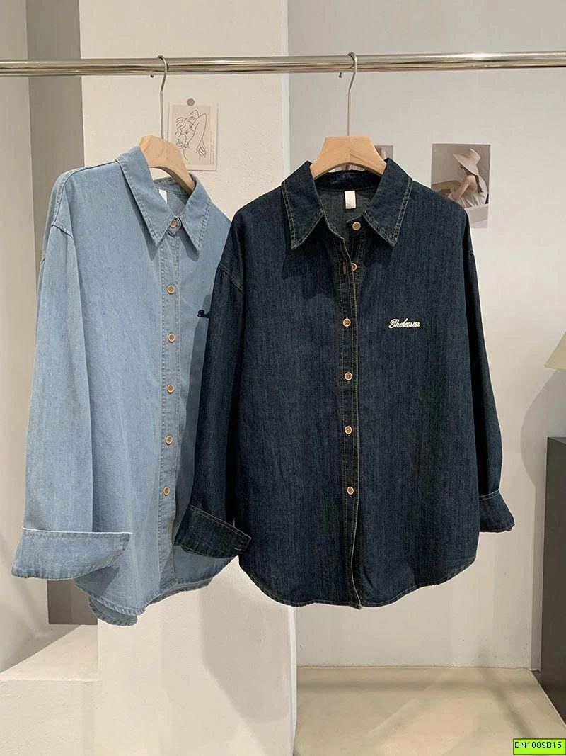 ÁO SƠ MI DENIM