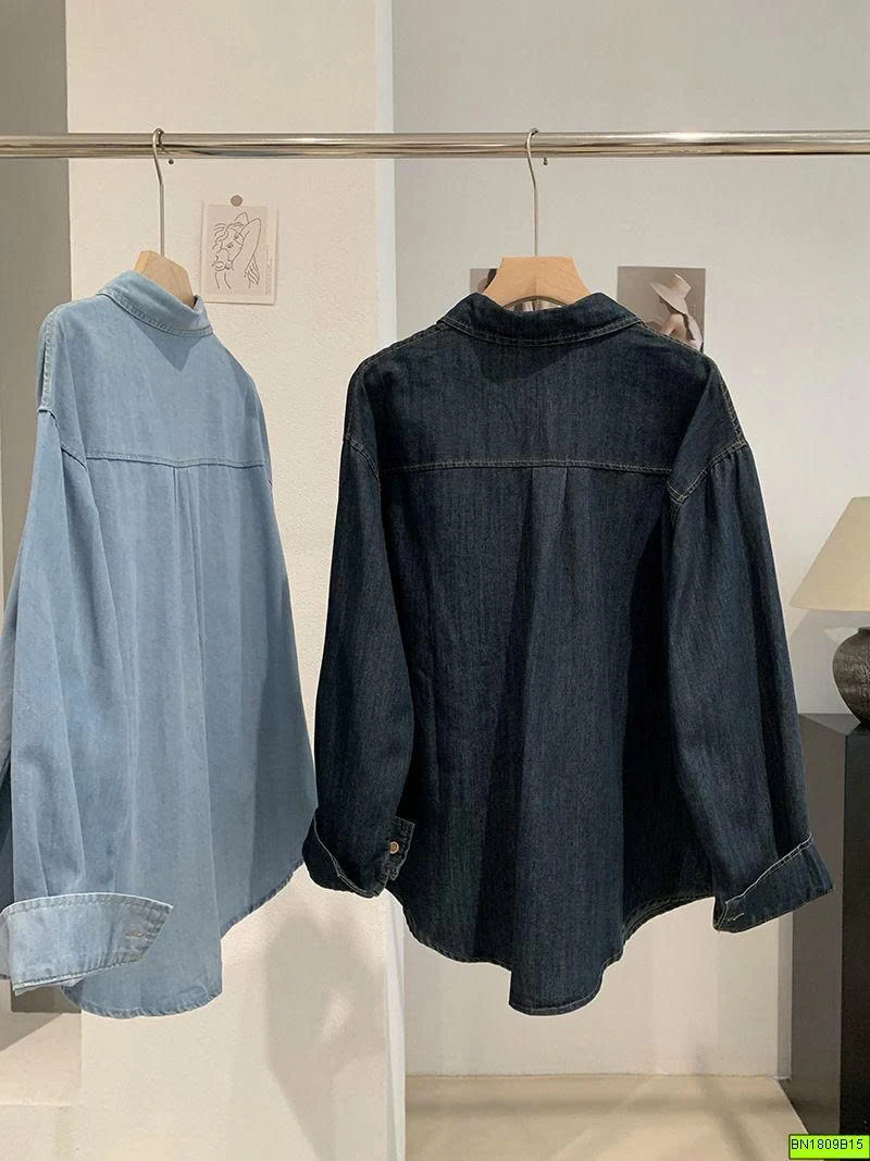 ÁO SƠ MI DENIM