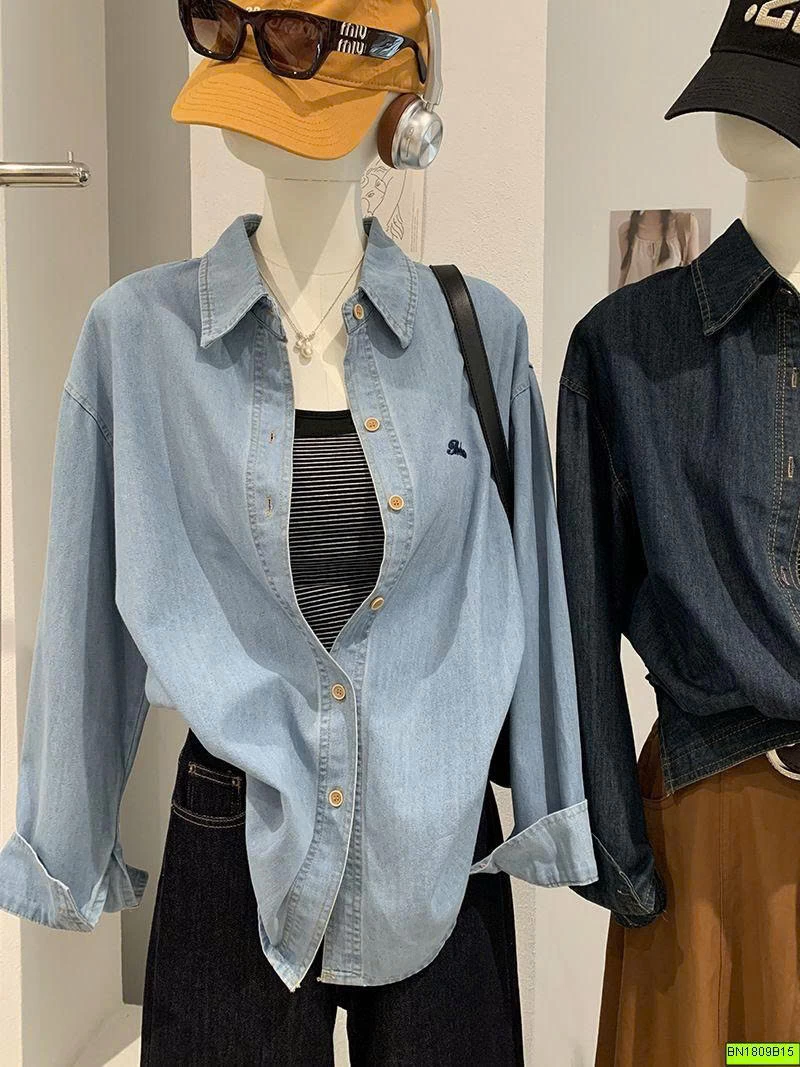 ÁO SƠ MI DENIM