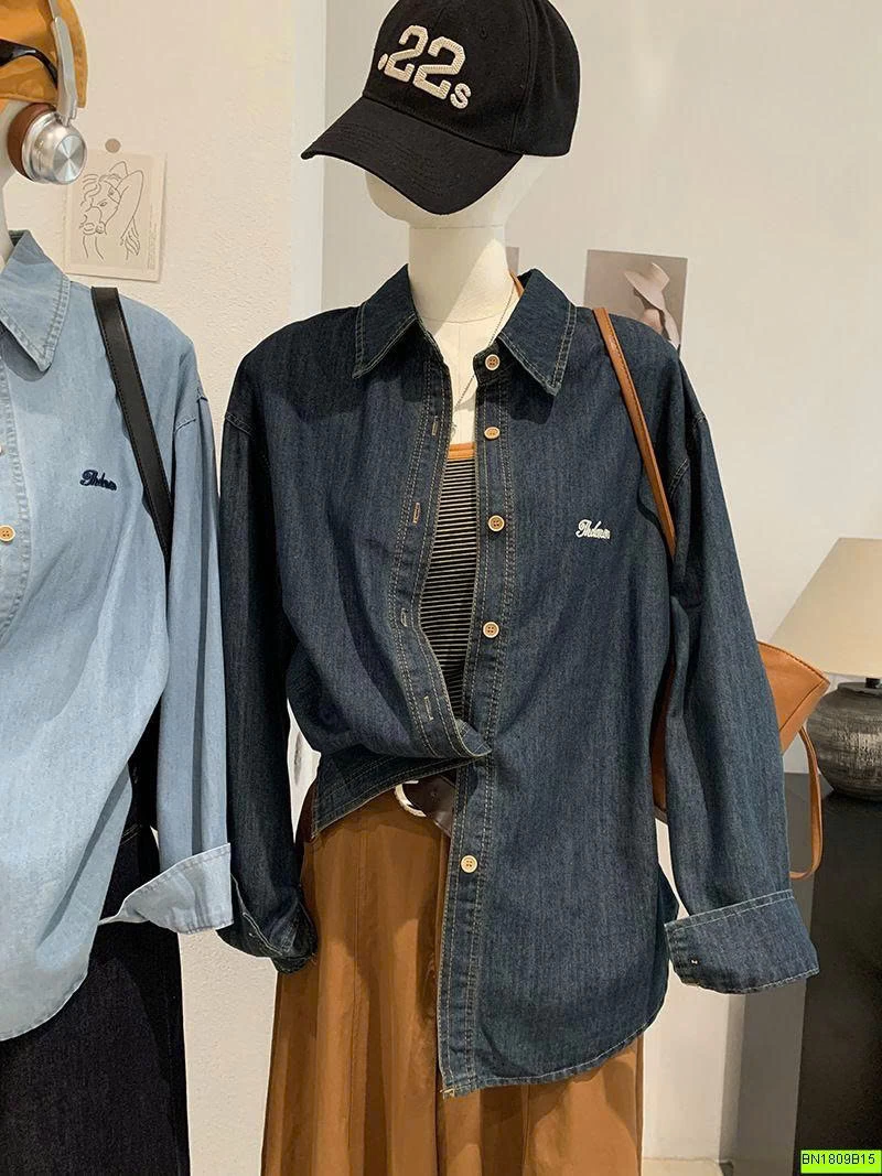 ÁO SƠ MI DENIM