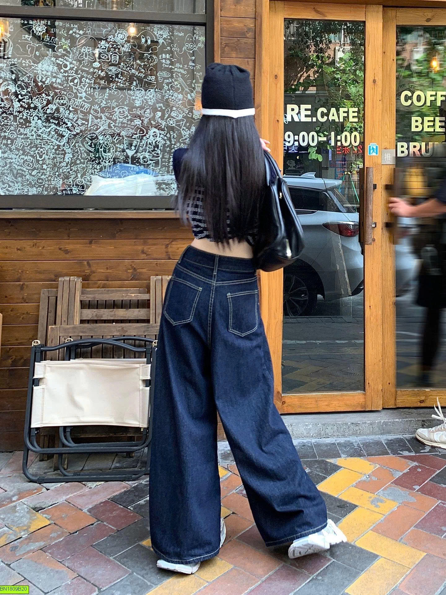 QUẦN DENIM ỐNG RỘNG