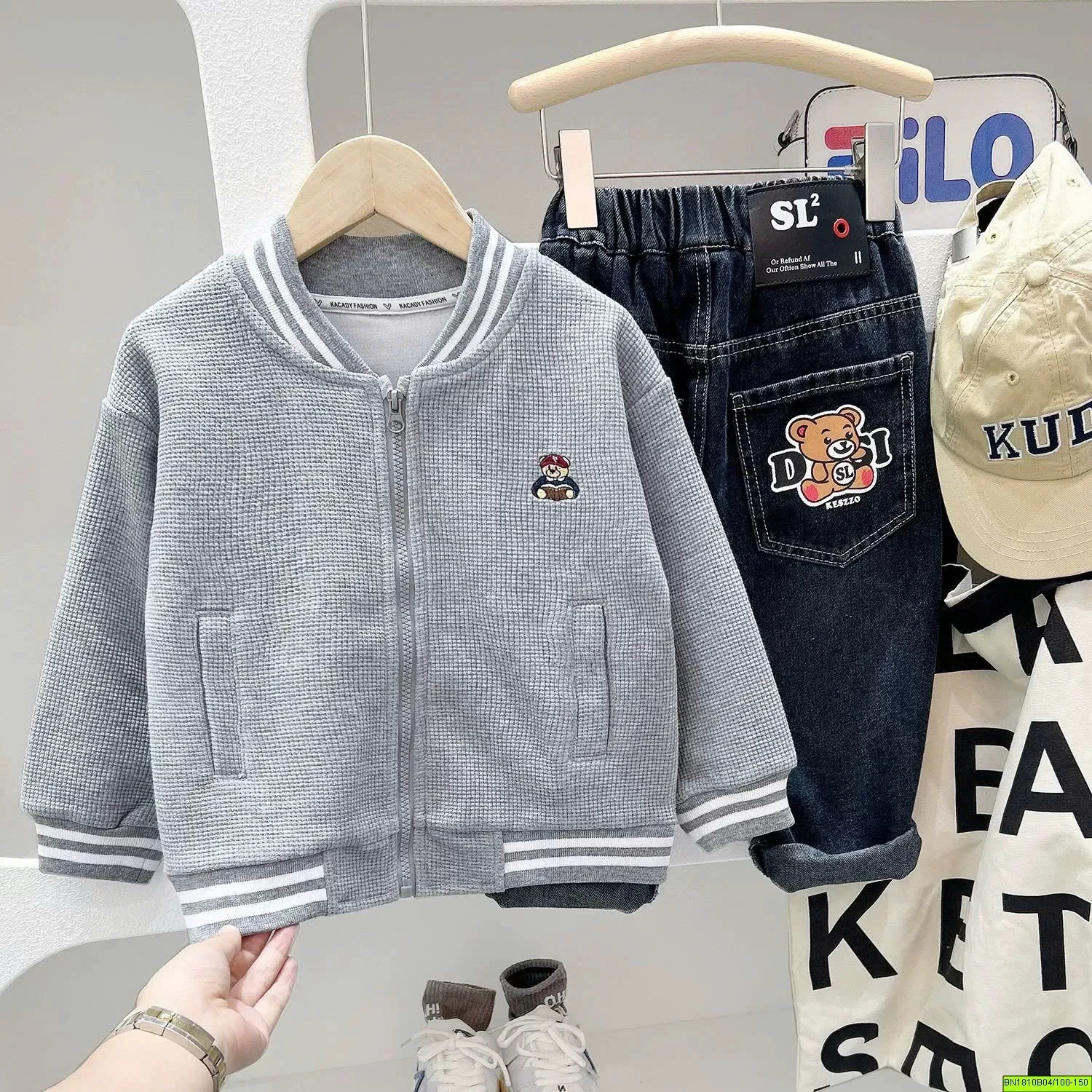ÁO KHOÁC NỈ HẠT NA KACADY