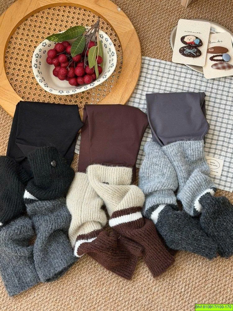 QUẦN LEGGING LÓT LÔNG ỐNG LEN AMBB  26F158