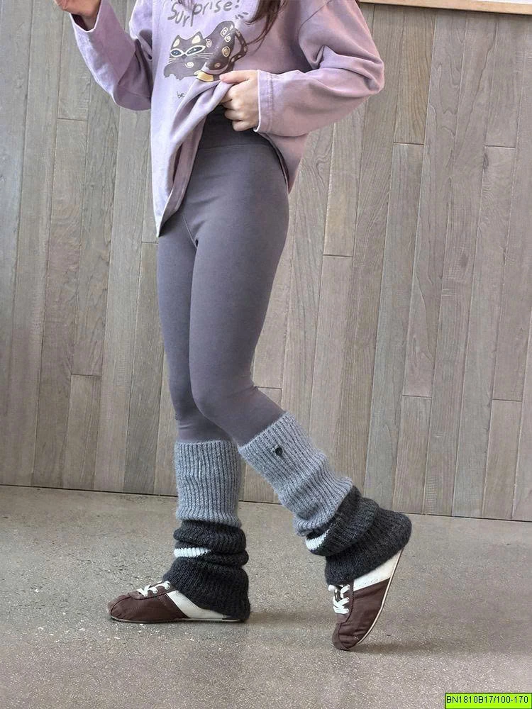 QUẦN LEGGING LÓT LÔNG ỐNG LEN AMBB  26F158