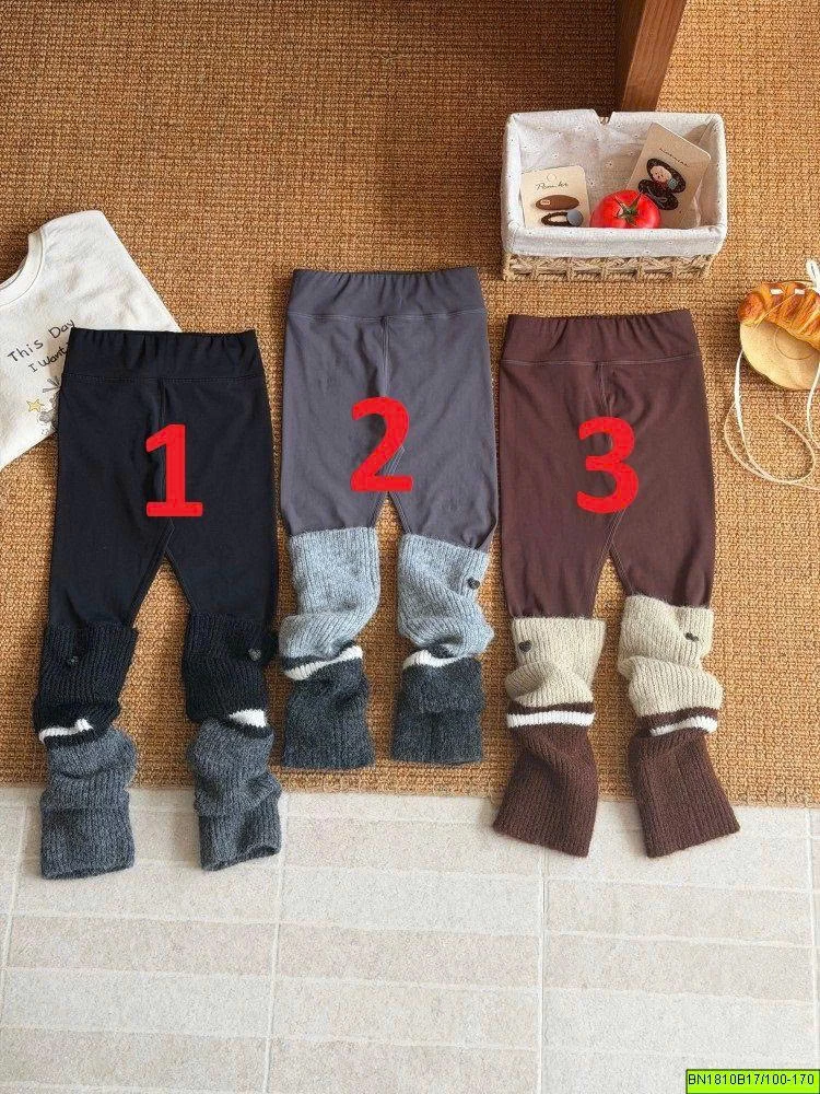 QUẦN LEGGING LÓT LÔNG ỐNG LEN AMBB  26F158