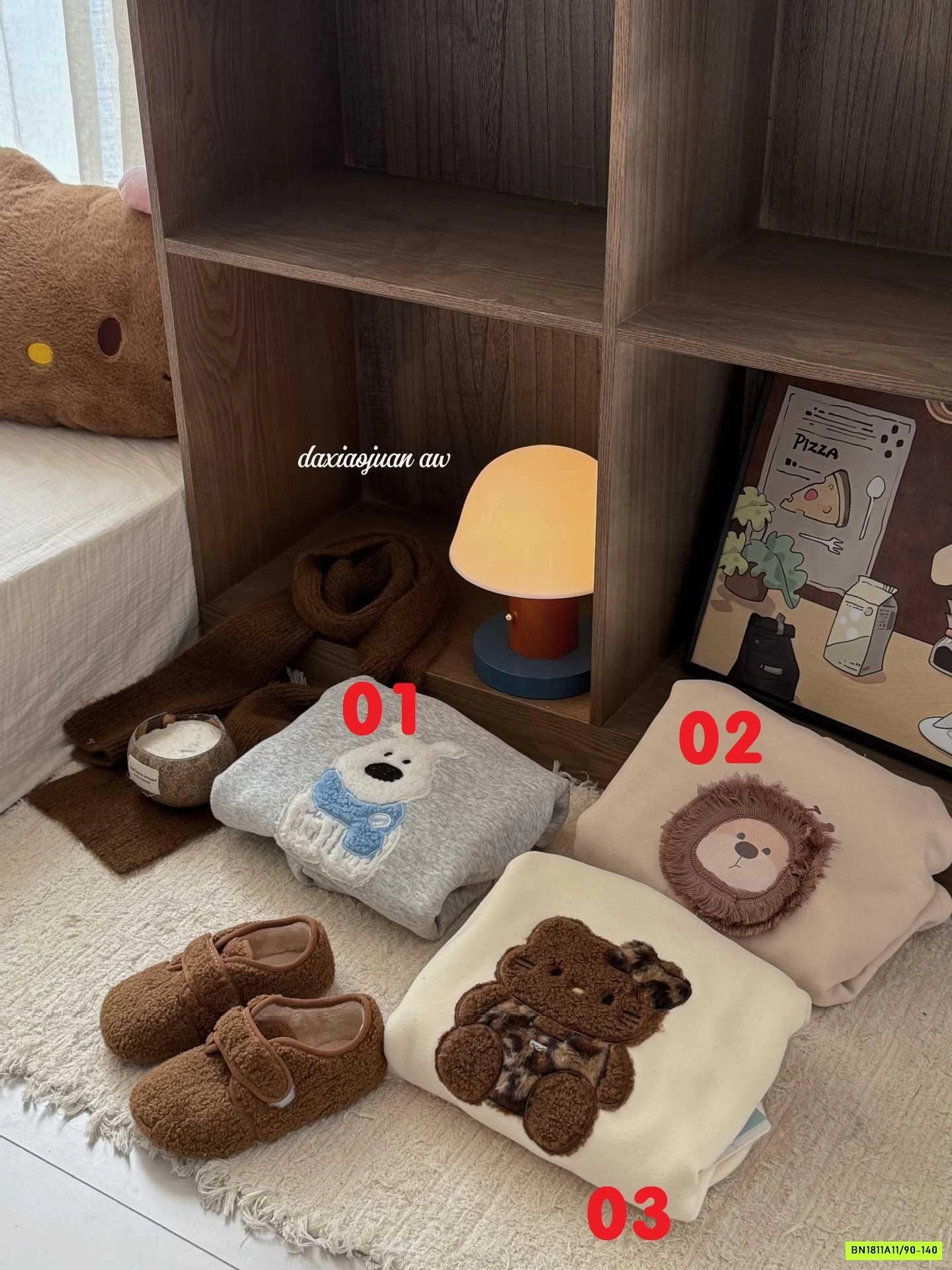 HOODIE THÚ CƯNG LÓT LÔNG CỪU