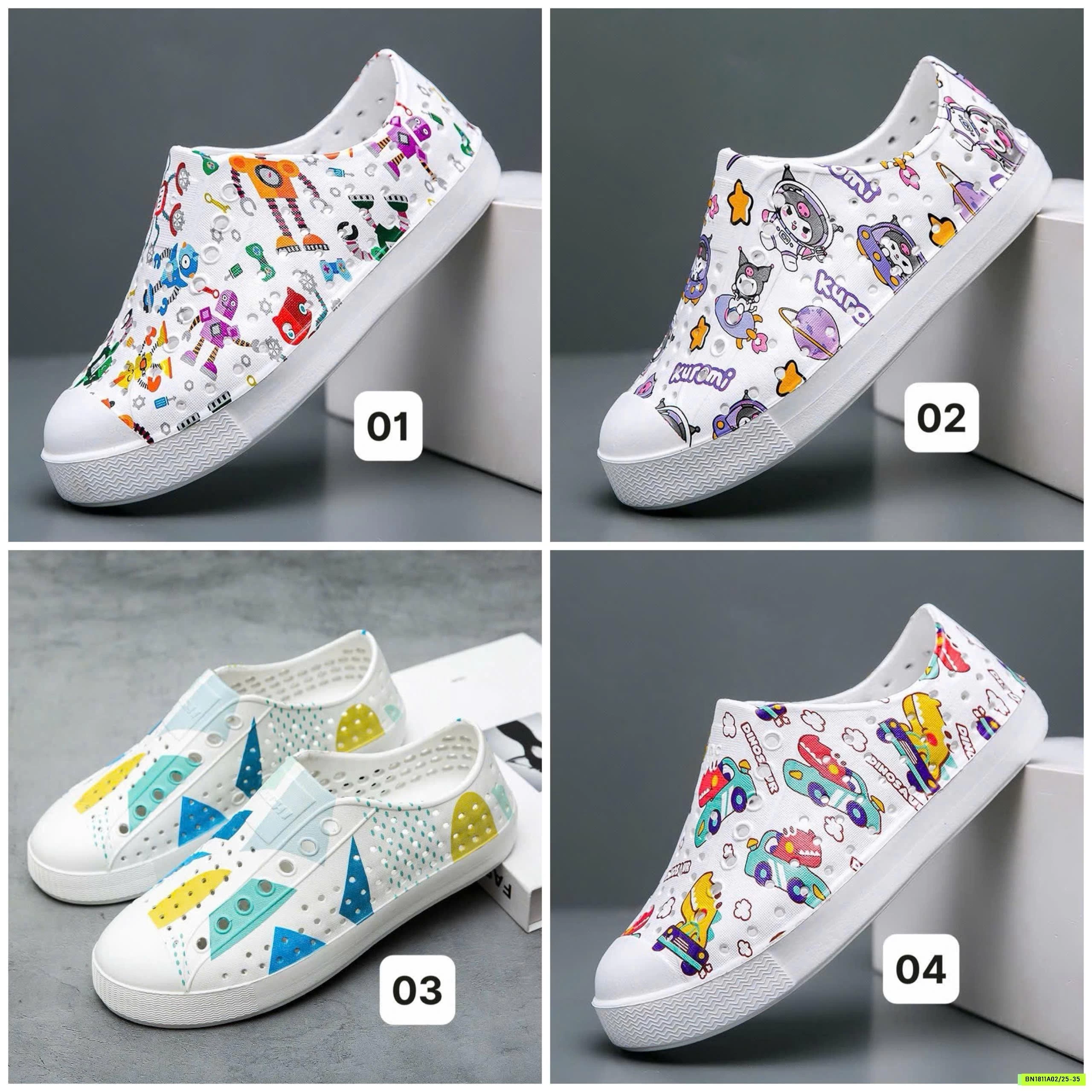 GIÀY NHỰA ĐI MƯA NATIVE TRẺ EM