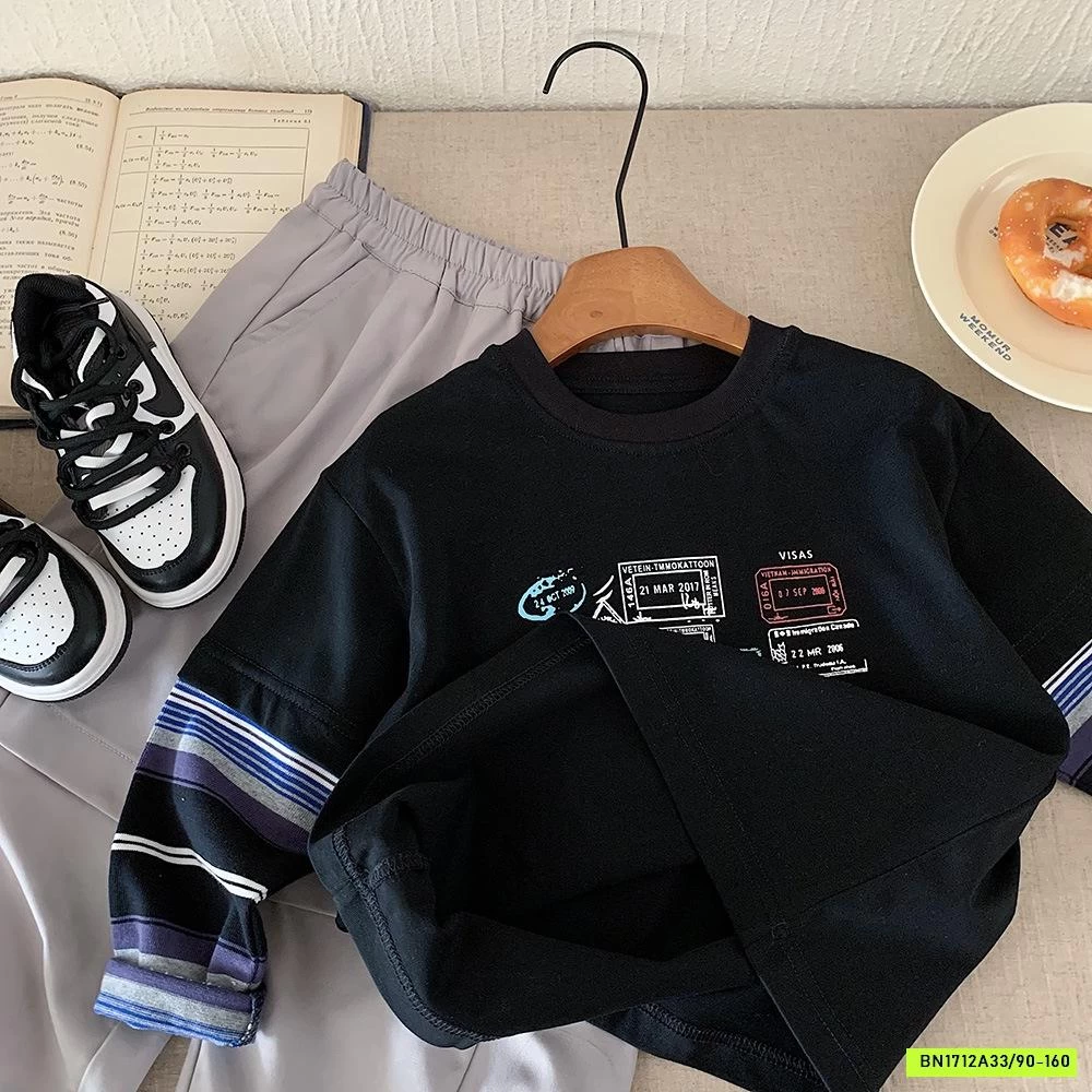 ÁO THUN GIẢ 2 LỚP IN HÌNH MUYE