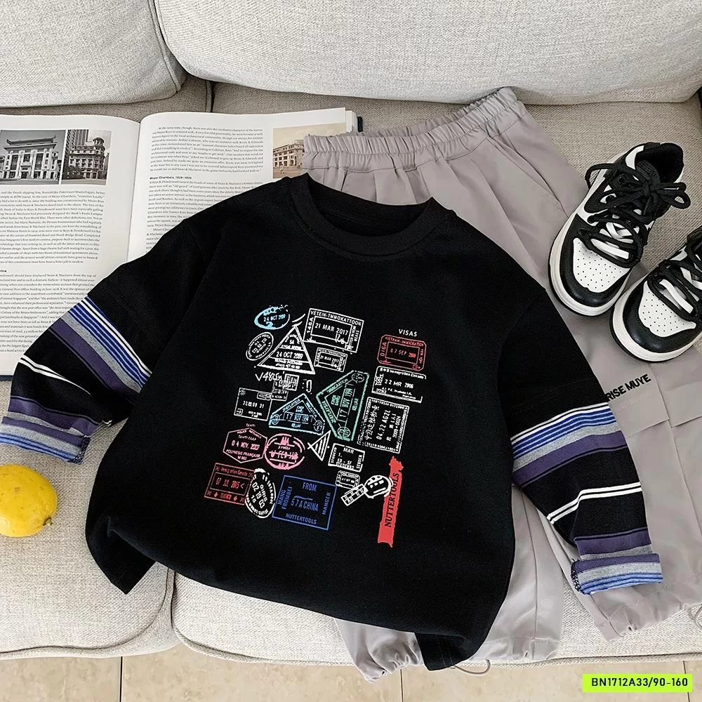 ÁO THUN GIẢ 2 LỚP IN HÌNH MUYE