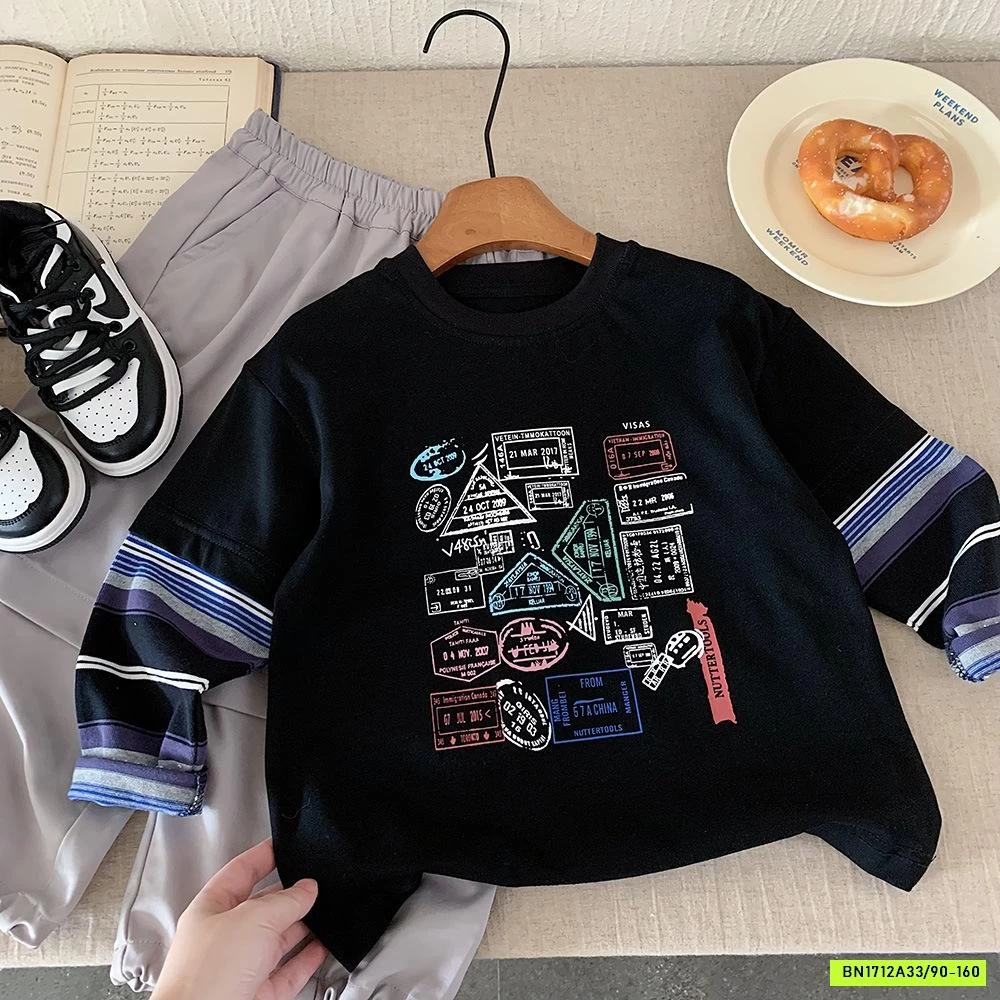 ÁO THUN GIẢ 2 LỚP IN HÌNH MUYE