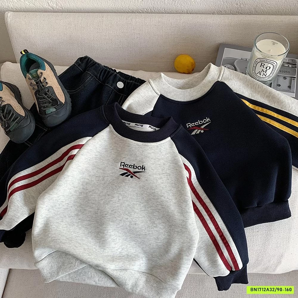 ÁO NỈ PHỐI MÀU TAY LÓT LÔNG CỪU MUYE