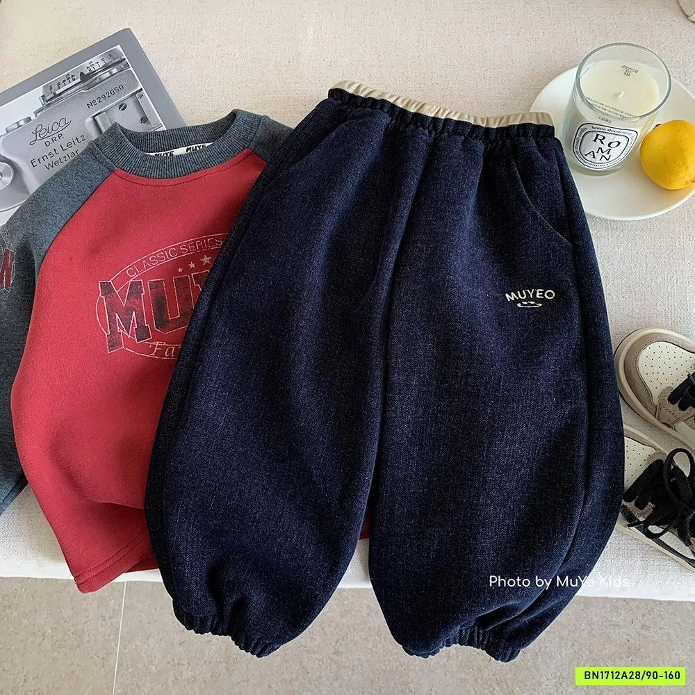 QUẦN NỈ BO GẤU LÓT LÔNG CỪU MUYE