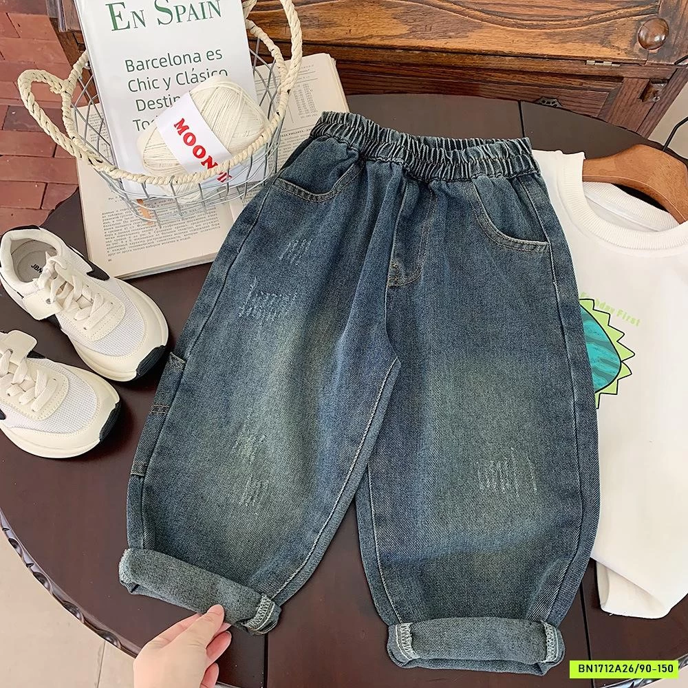 JEANS BAGGY BẠC GỐI TÚI SAU MUYE