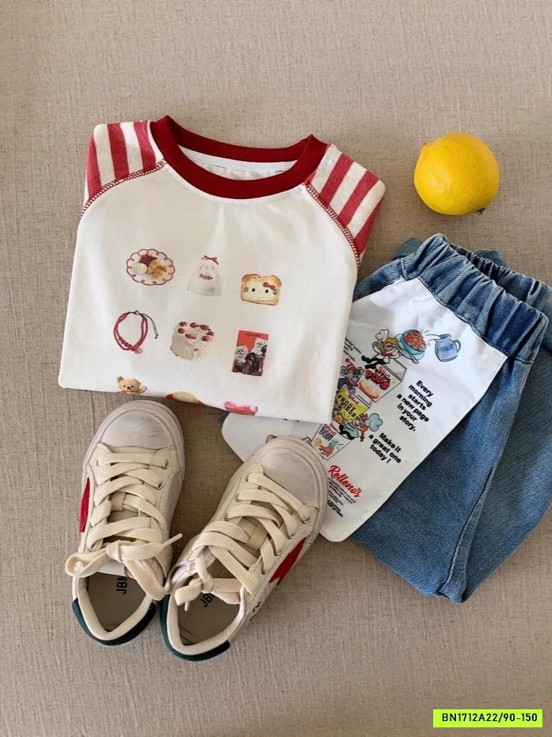 ÁO THUN IN HÌNH TAY PHỐI KẺ